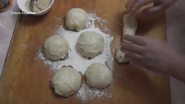 Булочки с кунжутом