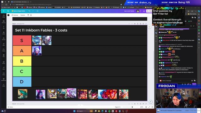 Set 11 PBE Unit Tier List with Chat | Frodan Set 11 VOD