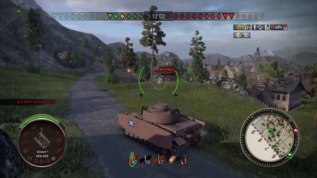 World of Tanks PS 4 первый бой на Pz.Kpfw 4 Aust и медаль пула смотреть онлайн