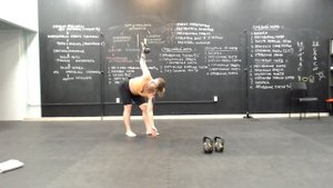 Интервальная тренировка с гирей