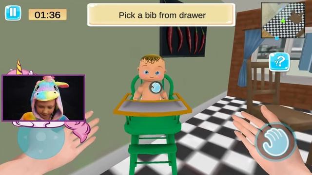 НЕ ЛЁГКИЕ БУДНИ МОЛОДОЙ МАМЫ! ИГРАЕМ В Mother Life Simulator Game!