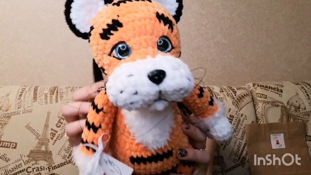 Игрушки из плюшевой пряжи. Упаковка игрушек.