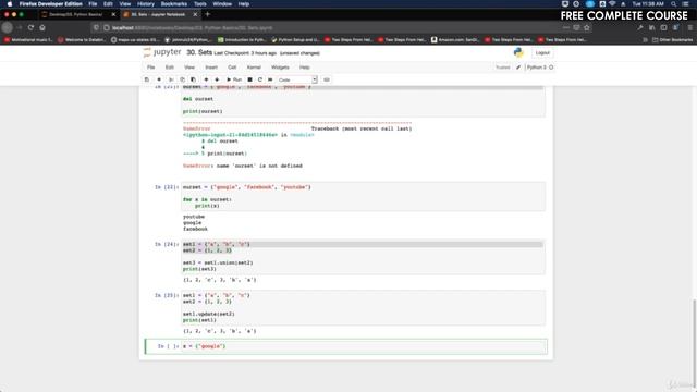 #82 - Join Sets in Python | Python Full Course - Beginner to Advanced [FREE] смотреть онлайн