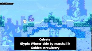 Celeste: Glyph: Winter-side by marshall h Golden strawberry