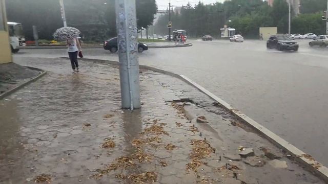 Черниковку заливает, ул. Первомайская смотреть онлайн