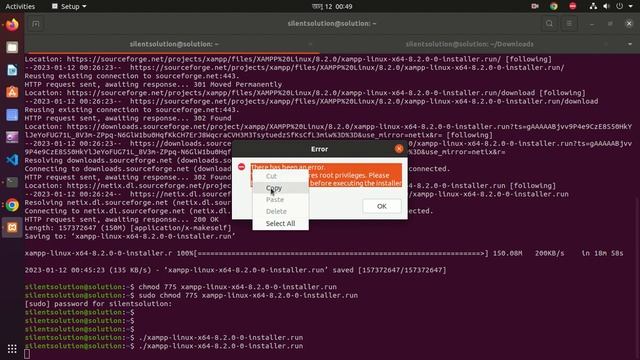 How to fix There has been an error ||This installer requires root privilege смотреть онлайн