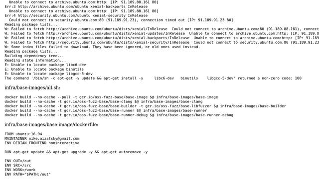 Ubuntu: Unable to apt-get update through dockerfile. Could not connect to archive.ubuntu.com:80 смотреть онлайн