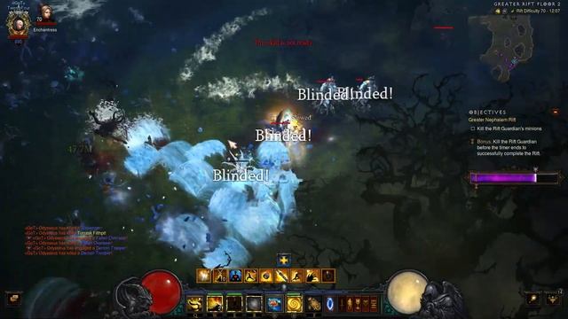 Diablo 3 Gr 70 in 1 min 18 sec. Inna Monk build. смотреть онлайн