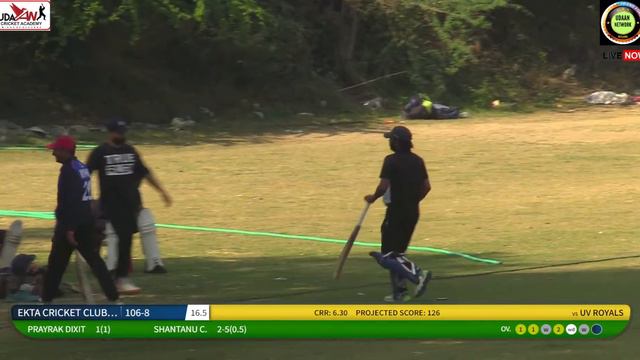 SONNET CUP 2023 : MATCH : EKTA CRICKET CLUB V/S UV ROYAL смотреть онлайн