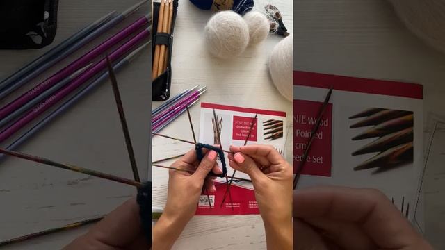 Обзор на деревянные чулочные спицы Symfonie Wood от KnitPro ? Как подобрать размер спицы для вязани