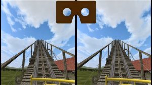 Американские Горки 15 Roller Coaster для VR очков 3D SBS VR box