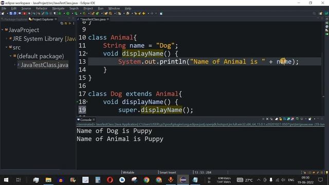 Java Tutorial #28 - super Keyword in Java Programming (Constructor) смотреть онлайн