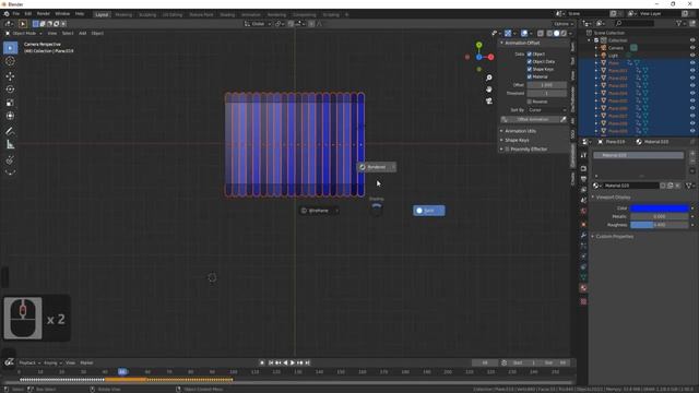 Как сделать переходы для видео и Motion Graphics в Blender 2.9.