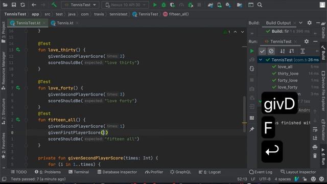 Tennis Kata Kotlin 20210515#4 смотреть онлайн