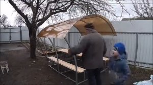 Беседка Астра установка