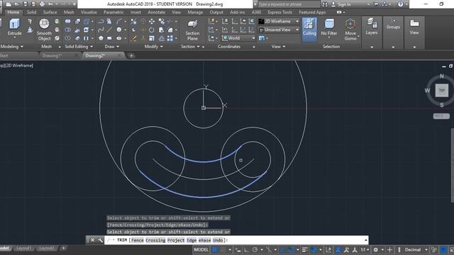 Ejercicios de autocad 3. смотреть онлайн