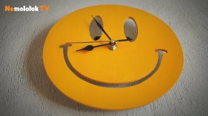 82. Часы Смайлик / Clock Smiley, plywood DIY / Выпиливаем лобзиком