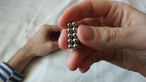 Неодимовые магниты - я разобрался как собрать кубик из магнитных шариков :)