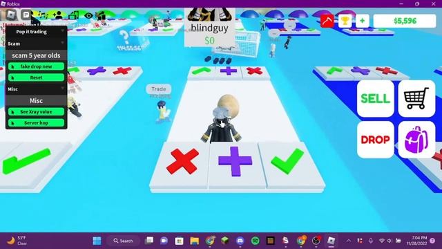 Pop it trading scam script (Fake drop) смотреть онлайн