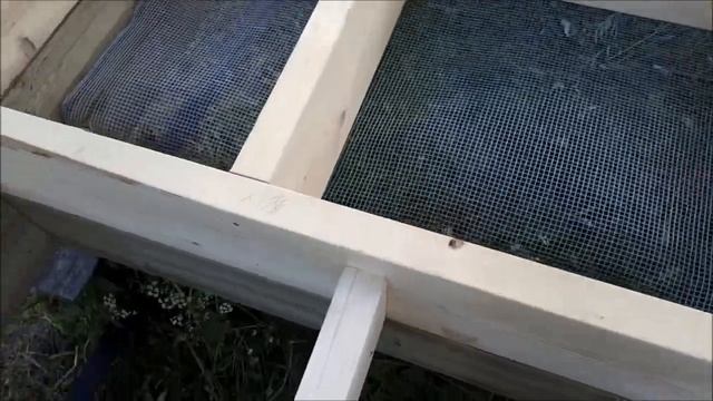 Строительство каркасного дома, день 5 часть 2. Лаги террасы смотреть онлайн