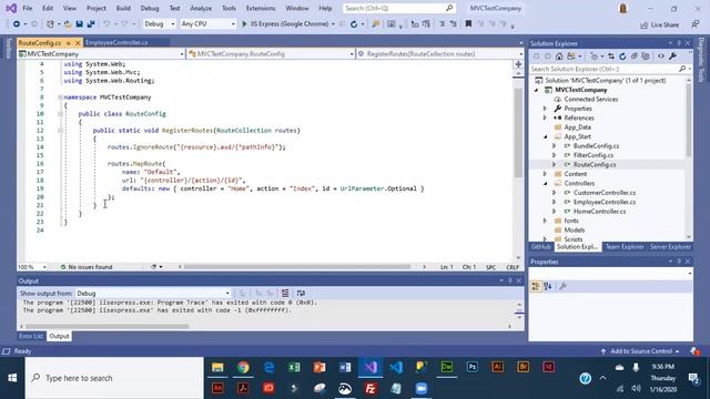 Lesson2 hands on 3 Adding Action Methods and Modifying Routing