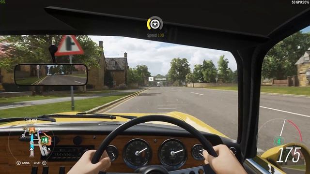 Forza Horizon 4 - 1971 Lotus Elan Sprint - Car Show Speed Jump Crash Test . 1440p 60fps. смотреть онлайн