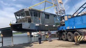 #хаусбот #спускхаусбота на воду #Hausboot