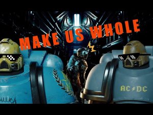 Взвод Великого Кукурузо встречает Монолит (Warhammer 40k meme)