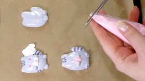 Фигурки из безе / Безе Авокадо