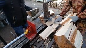 Гидравлический дровокол. Нож на 6 частей.