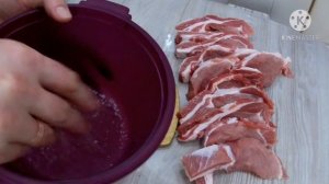 Шашлык на гриле в домашних условиях. Сочная корейка. Очень просто и вкусно!!!