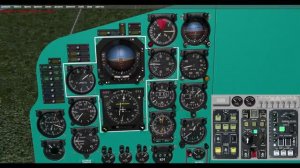 Ту-154 для Prepar3D. Панель КВС