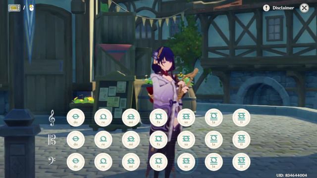 Undertale-Home on Genshin lyre смотреть онлайн