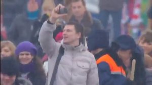 Нереально класн флешмоб 26.02.12. Воробьёвы горы