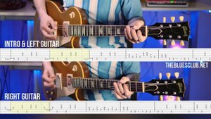 ZZ TOP GUITAR DUEL - TUSH BOTH GUITARS // with TABS