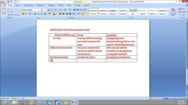 09 Core Java Tutorials Differences between Array and ArrayList in java смотреть онлайн