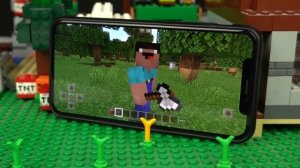 Лего НУБик попал в настоящий МАЙНКРАФТ - Анимация