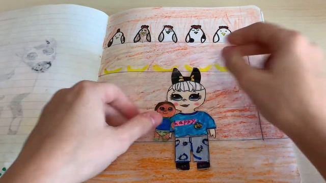 🐼Бумажные КУКЛЫ! В ДЕРЕВНЕ У БАБУШКИ!🐼 смотреть онлайн