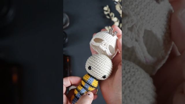 Deaths Head Hawk Moth - Halloween Amigurumi Crochet Pattern