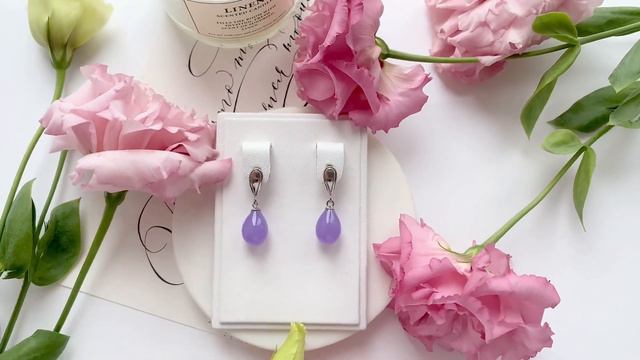 Серебряные серьги ручной работы