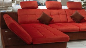 "МОНРЕАЛЬ" - диван-кровать угловой модульный - трансформация спинки