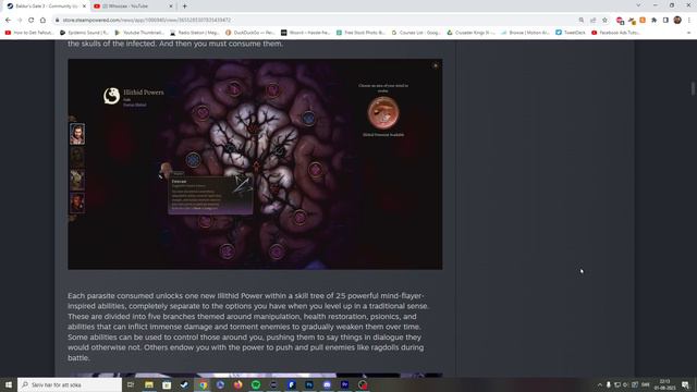 Mind Flayer Skill Tree in Baldur's Gate 3 смотреть онлайн