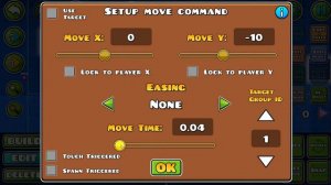 как быстро сделать двигающийся фон в гд