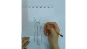 (LESSON 1)How to draw fashion illustration?/(УРОК 1) Как нарисовать фэшн иллюстрация,эскиз одежды?