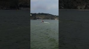 X-River rocky 355 моментальный выход на глисс в пол газа