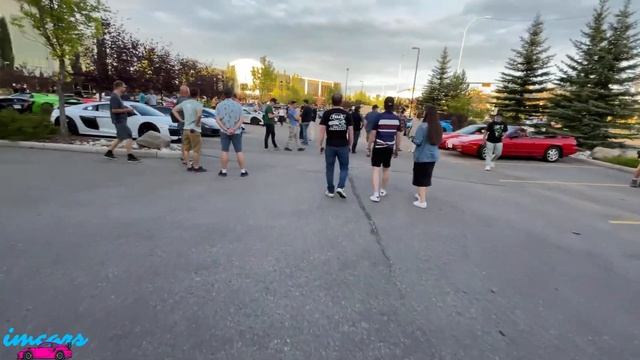 FERRARI F40 AND F50 COMBO AT CARS AND COFFEE! 6 MILLION PAIR