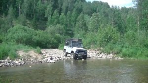 Уаз 469, Уаз патриот. Идём на водопад Атыш.
