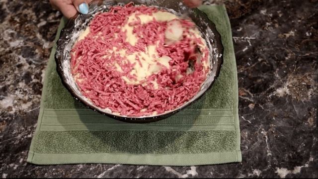 Пошаговый рецепт. Картофельные палочки с колбасой
