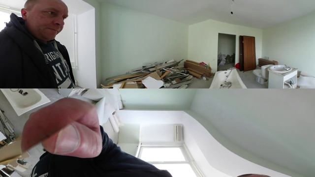 Видео 360. Начало ремонта. Вторичка Анапа. Демонтаж.