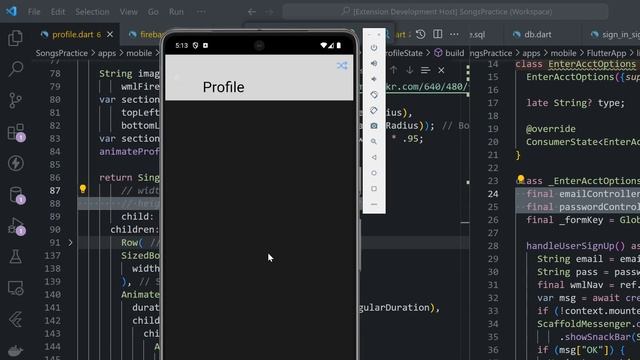 Flutter Songs App Part 10 giving the user the ability to update their information смотреть онлайн